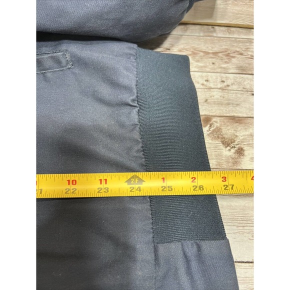 Aramark Blue Uniform Work Jacket 1XLR Zip Insulated Lined Panel Coat - Picture 6 of 7